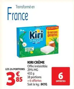 Auchan Kiri Crème offre