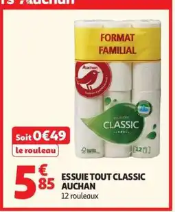 Auchan ESSUIE TOUT CLASSIC AUCHAN offre