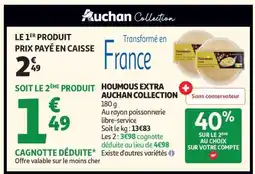 Auchan HOUMOUS EXTRA AUCHAN COLLECTION offre