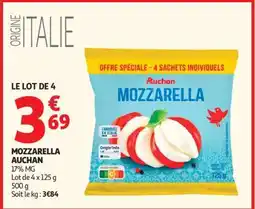 Auchan Mozzarella Auchan offre