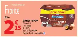 Auchan Danette Pop offre