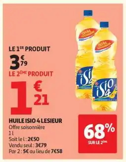 Auchan Huile Isio 4 Lesieur offre