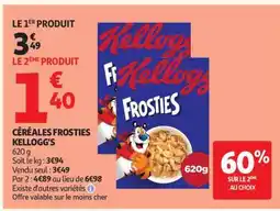 Auchan Céréales Frosties Kellogg's offre
