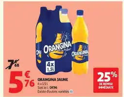 Auchan Orangina Jaune offre