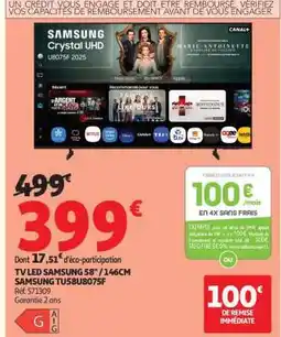 Auchan TV LED SAMSUNG 58 / 146CM offre