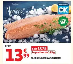 Auchan Filet De Saumon Atlantique offre