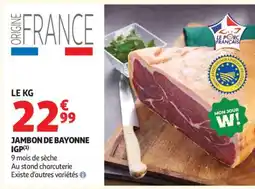 Auchan Jambon De Bayonne Igp offre