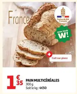 Auchan Pain Multicéréales offre