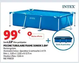 Auchan PISCINE TUBULAIRE FRAME JUNIOR 3.8M³ offre