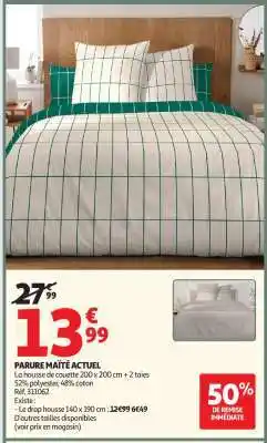 Auchan PARURE MAÏTÉ ACTUEL offre