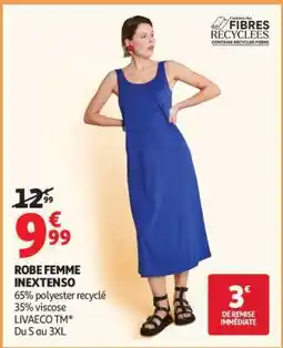 Auchan Robe Femme Inextenso offre