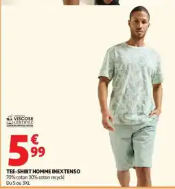 Auchan Tee-Shirt Homme Inextenso offre