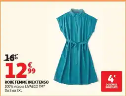 Auchan Robe Femme Inextenso offre