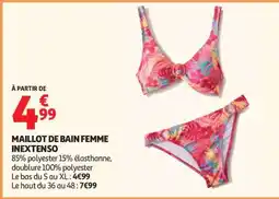 Auchan Maillot De Bain Femme Inextenso offre