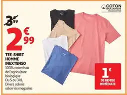 Auchan Tee-Shirt Homme Inextenso offre