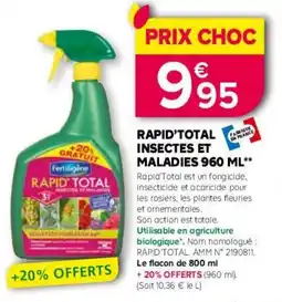 Kiriel Rapid'total insectes et maladies offre