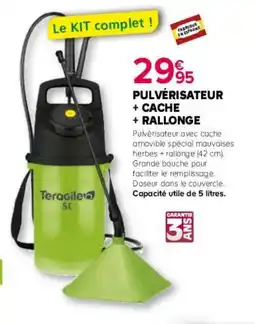 Kiriel Pulvérisateur + cache + rallonge offre