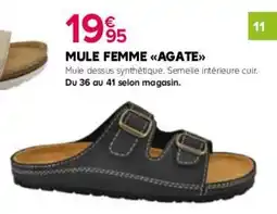 Kiriel Mule femme agate offre