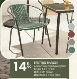 La Foir'Fouille Fauteuil barista offre