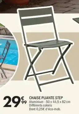 La Foir'Fouille Chaise pliante step offre