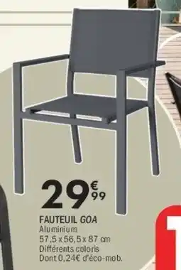 La Foir'Fouille Fauteuil goa offre