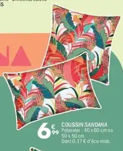 La Foir'Fouille Coussin sandana offre