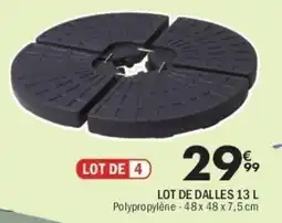 La Foir'Fouille Lot de dalles offre