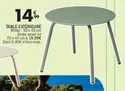 La Foir'Fouille Table extérieure offre