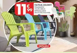 La Foir'Fouille Fauteuil dolomiti offre