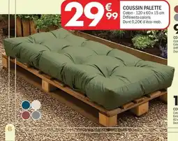 La Foir'Fouille Coussin palette offre