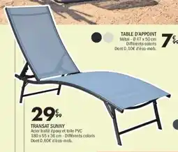 La Foir'Fouille Transat sunny offre