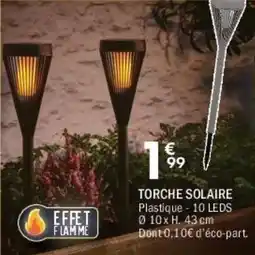 La Foir'Fouille Torche solaire offre