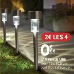 La Foir'Fouille Lampe solaire offre