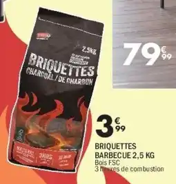 La Foir'Fouille Briquettes barbecue offre