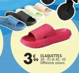 La Foir'Fouille Claquettes offre
