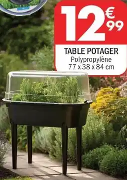 La Foir'Fouille Table potager offre
