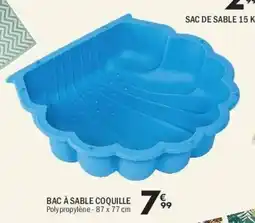 La Foir'Fouille Bac à sable coquille offre