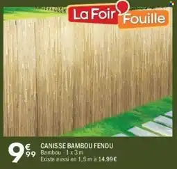 La Foir'Fouille Canis se bambou fendu offre