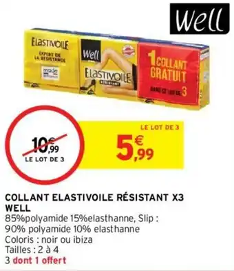 Collant elastivoile résistant X3 well