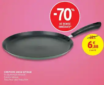 Intermarché Hyper Crepiere 28cm sitram offre