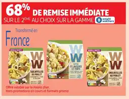 Auchan Weight Watchers Sur la gamme offre