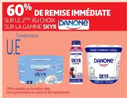 Auchan Danone Sur la gamme skyr offre