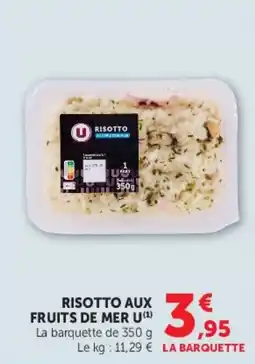 Super U RISOTTO AUX FRUITS DE MER U offre