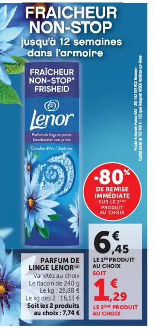 PARFUM DE LINGE LENOR