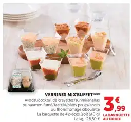Super U VERRINES MIX'BUFFET offre