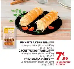 Super U BÛCHETTE À L'EMMENTAL offre