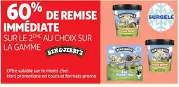 Auchan Ben & Jerry's Sur la gamme offre