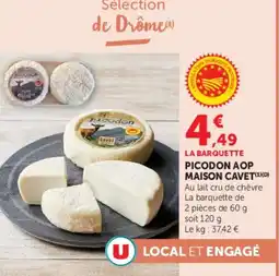 Super U PICODON AOP MAISON CAVET offre