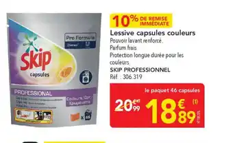 METRO SKIP Lessive capsules couleurs offre
