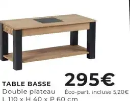 Cocktail Scandinave TABLE BASSE offre